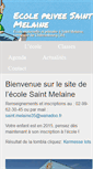 Mobile Screenshot of ecoleprivee35saintmelaine.com