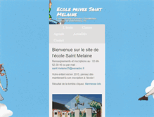 Tablet Screenshot of ecoleprivee35saintmelaine.com